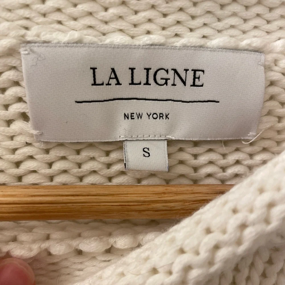 La Ligne White and Blue Striped Sweater - Picture 7 of 12